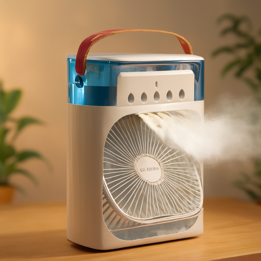 Climatiseur Portable 3-en-1 LED - Confort optimal partout